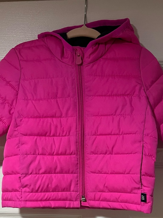 GAP Other - Baby Gap Hooded Puffer Jacket - Bright Pink